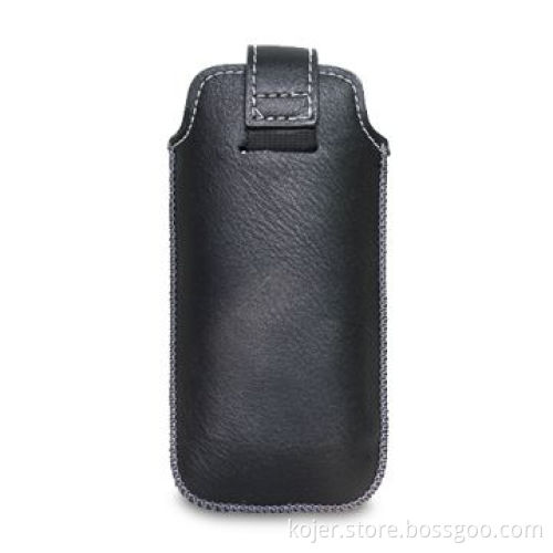 Mobile Phone Pouch, Made of PU Material with Retractable Pull-tab Combined and Velcro Closure